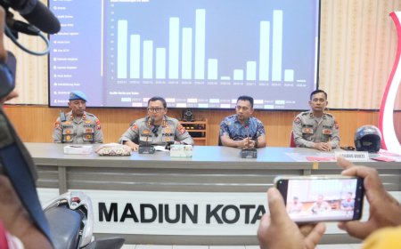 Polres Madiun Kota Ungkap Dua Kasus Curanmor Amankan 2 Tersangka